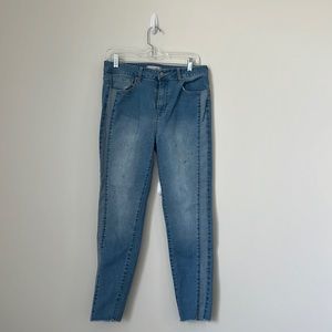 Vintage two-toned high rise skinny jeans!